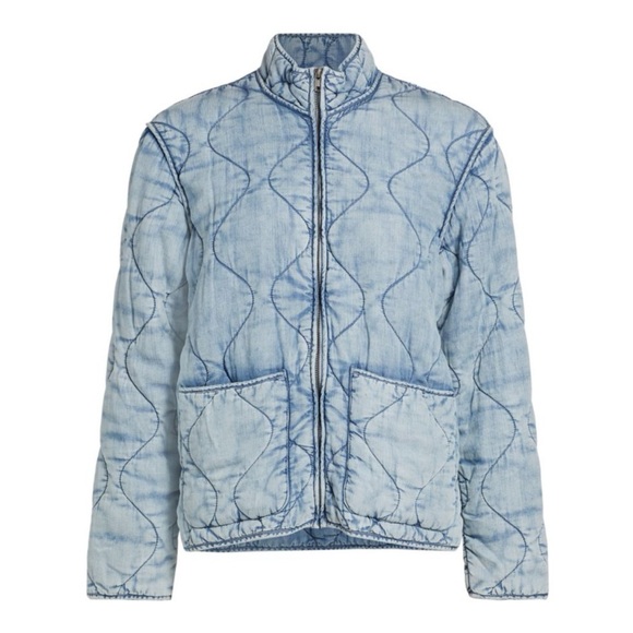 Rails Light Blue Quilted Women's Jacket - Picture 3 of 5